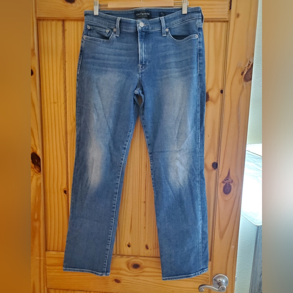 Lucky Brand Candiani Denim Sweet Straight Ankle Mid-Rise Jeans